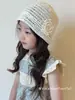 Gorro de Punto de Alta Gama Coreano para Niños Niñas 2025 Nuevo Primavera y Verano Delgado Baotou Hat Gorro Pullover para Bebé Niña