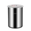 Cubo para Raspado Comercial para Máquina de Bloques de Hielo, Cubo de Hielo para Bloques para Puestos, Cubo de Hielo para Conservar el Frío, Molde Redondo de Acero Inoxidable