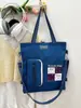 Bolso Tote Estilo Nuevo 2025, Bolso para Libros, Mochila Grande de Lona para Estudiantes, Bandolera Cruzada de un Solo Hombro, Bolso Multiusos para Tutorías, Ligero