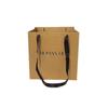 Bolso tote de piel de vaca color craft color primario, bolsa para empaquetar ramos de florería, estilo de alto sentido ins, bolsa de regalo para empaquetado de flores