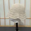 Otoño Invierno 2026 Nuevo Gorro de Lana Tejido para Mujer Adelgazante Facial Protección Solar Sombrero de Sombra Sombrero Cubo Sombrero para el Frío Tendencia de Moda para Mujer