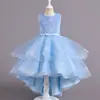 Vestido de Princesa, Vestido de Dama de Honor, Vestido Tutú, Vestido para Pasarela Infantil, Vestido de Noche para Concierto de Piano, Vestido de Piano Infantil