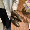 Zapatos Mary Jane Nuevos de Otoño 2026 Estilo Retro con Punta Cuadrada, Tacón Oculto y Boca Profunda para Mujer en Colores Negro, Verde y Café