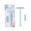 Lmltop Pacote com 4 Facas Raspadoras, Faca para Pelos das Axilas, Faca de Barbear, Depilador de Pelos das Axilas e das Pernas, Faca para Pelos das Axilas A0906