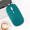 Mouse Sem Fio Popular de Venda Direta Recarregável Silencioso para Notebook Desktop Compatível com Vários Dispositivos Mouse Bluetooth de Modo Duplo