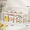 Prateleira de armazenamento para mesa, organizador de lanches, organizador multifuncional para mesa de jantar, aparador de cozinha, porta-copos com camadas