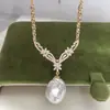 Colgante de Perla de Agua Dulce Natural al por Mayor de Zhuji, Collar de Perlas Barrocas de Lujo Ligero y Artesanía Pesada, Estilo de Corte Vintage de Gama Alta