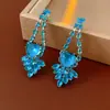 Brincos Pendentes Folha de Zircônia Estilo Chinês Novo Agulha de Prata Luxo Acessível Brincos de Alta Qualidade Brincos Estilo Palácio Retrô para Mulheres