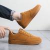 Comercio exterior al por mayor cuatro estaciones versión coreana de la tendencia de los zapatillas blancas pequeñas para hombre casual Joker transpirables ligeros Air Force One zapatillas de plataforma
