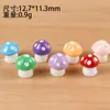 Accesorios de Simulación DIY Mini Hongos de Color Sólido 3D Nuevo Producto Venta al por Mayor Musgo Decoraciones para Paisajes en Miniatura Adornos Creativos