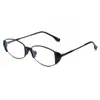 Gafas de sol estilo ojo de gato para mujer, modernas, retro, de alta gama, con montura estrecha y espejo marrón pequeño, de cara redonda y adelgazamiento, 2025