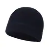 Gorro de Lana Caliente de Invierno sin Visera para Hombres Mujeres Gorro Calavera Ligero Gorro Transpirable Forro de Casco