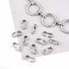 Conector de Anillo Doble Figura de Ocho de Acero Inoxidable Accesorios para Joyería DIY Accesorios Versátiles Materiales Hechos a Mano Moda Pulsera Collar
