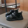 Otoño 2026 Zapatos Pequeños de Cuero para Niñas con Punta Redonda Estilo Británico Retro Estilo Británico Elegantes Populares Versátiles Mocasines