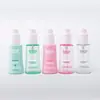 Frasco de Loção Plástico PET Personalizado de 50ml Tipo Push Frasco de Loção para Óleo Essencial Frasco Recarregável de Viagem Material de Embalagem para Produtos de Cuidados com a Pele