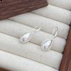 Pendientes de Perla con Capullo de Flor de Magnolia Retro Francés para Mujer Simples de Lujo Ligero Elegantes Flor Pequeña Gancho de Oreja de Verano Nuevos