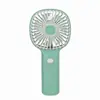 Ventilador de mão colorido com spray USB mini ventilador de carregamento ventilador pequeno para estudante de mesa de dormitório