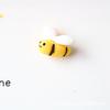 Accesorios de resina diy caricatura tarro de miel oso amarillo pequeño abeja pequeña carcasa de teléfono móvil decoración de belleza caja de almacenamiento refrigerador