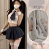 Conjunto de Uniforme JK Duas Peças Estilo Academia Desejo Puro Floral Lingerie Roupa Íntima Sexy Brinquedo Sexual Dropshipping