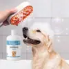 Peine Masajeador con Spray para Mascotas Cepillo de Vapor para Gato Limpiador de Pelo de Gato Gatito Cachorro Eliminador de Pelo Suelto Peine de Baño Sin Lavado