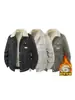 Chaqueta de pana con forro de polar para hombre, talla grande, transfronteriza, patrón invernal desgastado, marca de tendencia, de alta gama, corte holgado, con cuello, abrigo de algodón