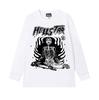 Camiseta de manga larga holgada de talla grande para amantes de los hombres y mujeres, nueva marca de moda estadounidense de verano 2024, camiseta para adolescentes