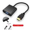 Conversor HDMI para VGA Conjunto de Computador Decodificador Conectado à TV Monitor Projetor Cabo de Conversão USB para HDMI