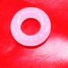 Acessórios de borla 16mm anel de jade branco anel de jade anel de corrida fivela segura colar pingente