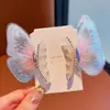 Clipe de Borboleta Super Fada Grande de 13CM Presilha Jacaré Cabeça de Borboleta Simulação Retrô Acessórios de Cabelo de Borboleta Dupla Face Adereços de Cabeça