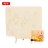 Dia das Crianças Quadro de Desenho DIY Pai e Filho Quadro de Argila Floco de Neve Pintura Graffiti Colorir Jardim de Infância Quadro de Desenho de Madeira Suporte
