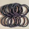 Anel de Borracha O-Ring Preto de 6mm de Espessura Acessório de Cabelo Base para Gravata Borboleta Prendedor de Cabelo para Mulheres, Corda de Cabelo Anel de Cabelo de Material Espessado Ecológico