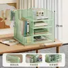 Portadocumentos, organizador de escritorio, estante de almacenamiento multicapa de gran capacidad para artículos de oficina, organización y almacenamiento de archivos y documentos