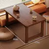Mesa de Cabeceira Dobrável Mesa de Madeira Maciça Mesa de Estudo Mesa para Laptop Mesa para Janela de Canto do Quarto Mesa Lateral Multifuncional