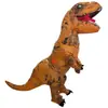 Serie de Halloween Transfronteriza Disfraces Inflables de Dinosaurio, Disfraces Populares de Extraterrestre, Disfraces Divertidos y Creativos de Mascota, Disfraces de Maquillaje para Actuación