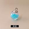Pingente de Bola de Cristal de Vidro Diamante Nu Transparente Colorido Feito à Mão DIY Brincos Brincos Brincos Pulseira Bolsa Chaveiro Pingente