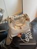 Bolso de Cadena con Patrón de Diamantes para Mujer, Nuevo Modelo 2026, Bolso Cruzado, Diseño de Nicho de Verano, Bolso Cubo de Hombro de Moda Este Año