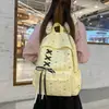 Mochila estilosa e moderna para meninas do ensino médio, com design da moda, grande capacidade e estilo versátil, perfeita para o uso diário