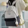Mochila Sencilla Transfronteriza para Mujer, Estilo Japonés, Versátil, Modelos Nuevos, Adecuada para Ir al Trabajo y la Escuela, Mochila de Viaje Moderna y Linda