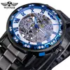 Nuevo Reloj Winner para Hombre Moda Casual Clásico Popular Corte Hueco Pedrería Mecánico Manual