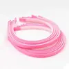 1cm Fio Simples Envolto em Tecido DIY Material Artesanal Headband com Dentes Antiderrapante Estilo Coreano Headband Colorido Acessórios de Cabelo para Mulheres Venda por Atacado