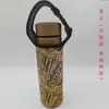 Funda de Taza de 500 ml Tipo Hebilla Bolsa para Taza de Agua Termo de Vidrio Bolso de Mano Bandolera Funda de Tela Se Puede Imprimir con Logo para Prevenir Quemaduras