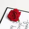 Cabeça de Rosa Simulada Pétalas de Rosa de Veludo Decoração de Parede de Flores para Fundo de Casamento Exportação Cabeça de Rosa de Toque Manual de Alta Qualidade