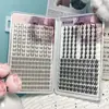 Novo Elfo Travesso Peixe Mãe Artificial Mistura e Combina Cacho Único Elfo Gato Estilo Cachorro Estilo Quadrinhos Olho de Cachorro Cílios Postiços