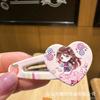 Horquilla con diseño de dibujos animados impresos, linda princesa, con clip lateral para niños, súper hada, accesorios para el cabello