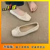 Zapatos Planos Slip-On de Punta Cuadrada con Plataforma 2026 Nuevo Estilo Hada Retro Ballet Primavera Temprana Mocasines Planos Suaves Slip-On