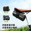 Bolsa Trasera para Bicicleta Montaña Carretera Bolsa para Sillín de Coche Repelente al Agua Ampliable Bolsa Trasera Accesorios para Bicicleta Cerradura Giratoria
