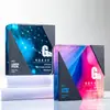 Nuevo Trofeo de Cristal con Empalme de Mármol para Premios de Reunión Anual del Empleado Destacado Medalla de Diseño Creativo de Alta Gama Personalización