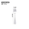 Modelo nuevo 26 años transfronterizo 1010 vajilla de acero inoxidable simple de alta calidad cubiertos para comida occidental cuchillo para bistec tenedor cuchara cuchara para remover café