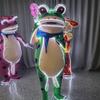 LED Año del Dragón Dios de la Riqueza Muñeco de Dibujos Animados disfraz de muñeco disfraz de muñeco año del dragón disfraz de muñeco disfraz de mascota escenario de actuación