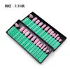 Set de 12 Piezas de Brocas de Cuarzo para Uñas para Taladros Eléctricos de Uñas, Pulido y Lijado de Brocas Cerámicas